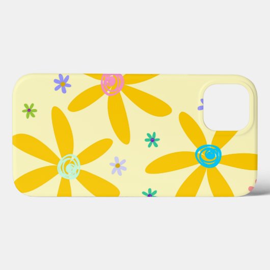 Crazy Daisy Case-Mate iPhone Hülle (Rückseite (Horizontal))
