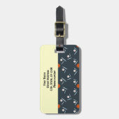 Crazy Daisy Gepäckanhänger (Vorderseite vertikal)