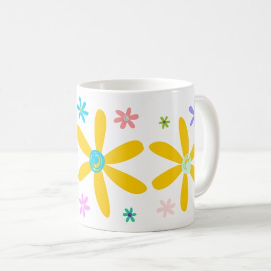 Crazy Daisy Kaffeetasse (VorderseiteRechts)