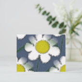 Crazy Daisy Love Postkarte (Stehend Vorderseite)