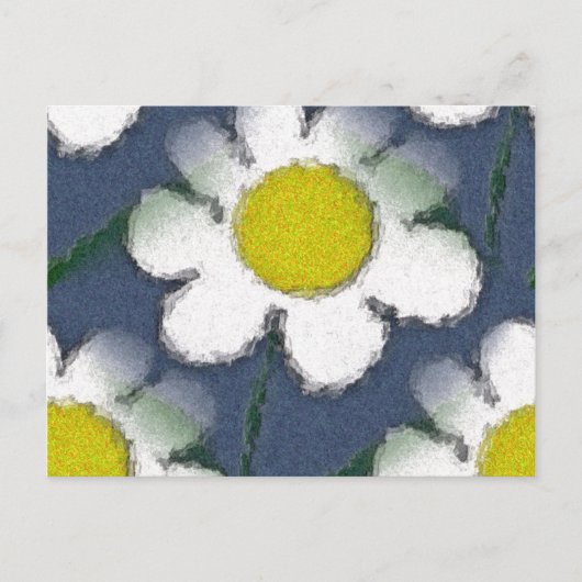 Crazy Daisy Love Postkarte (Vorderseite)