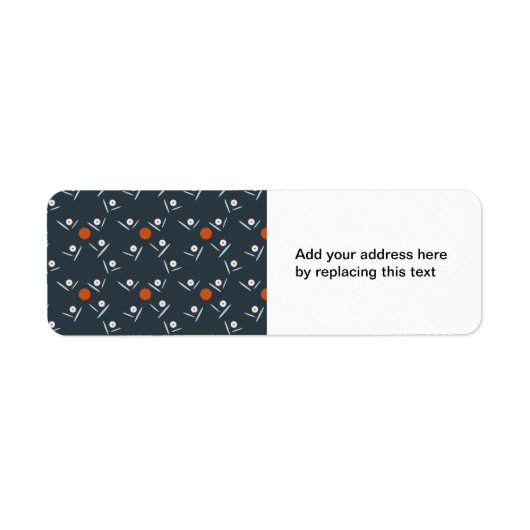 Crazy Daisy Return Address Label (Vorne)