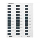 Crazy Daisy Return Address Label (Vorne)