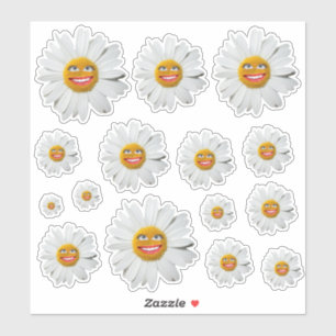 Crazy Daisy Stickers Aufkleber