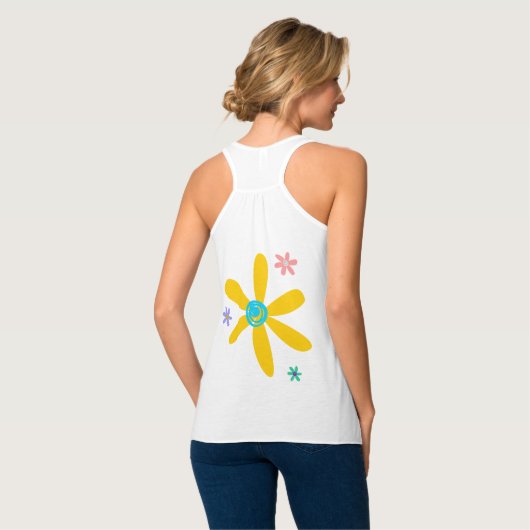 Crazy Daisy Tank Top (Rückseite Vollansicht)