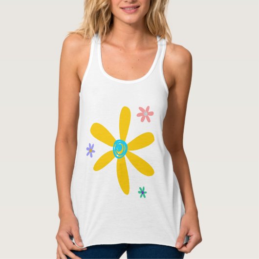 Crazy Daisy Tank Top (Vorderseite)