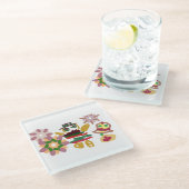 Crazy dance gingerbread glasuntersetzer (Schrägansicht)