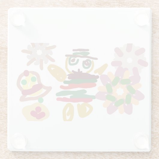 Crazy dance gingerbread glasuntersetzer (Rückseite)