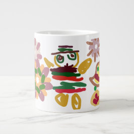 Crazy dance gingerbread Jumbo-Tasse