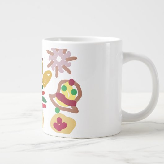 Crazy dance gingerbread   Jumbo-Tasse (Rechts)