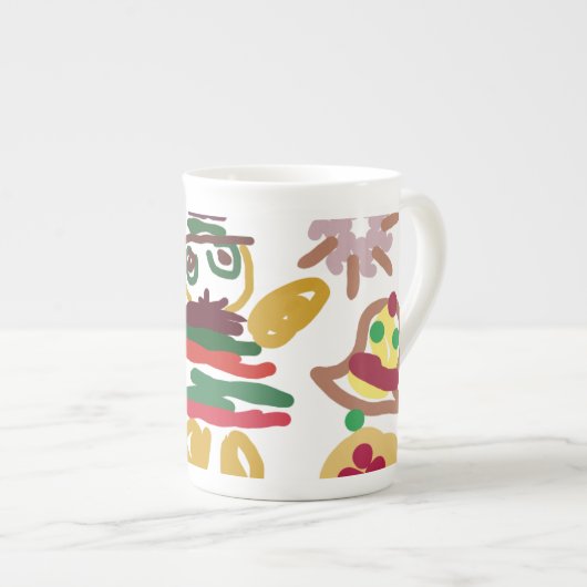 Crazy dance gingerbread porzellantasse (Vorderseite Rechts)