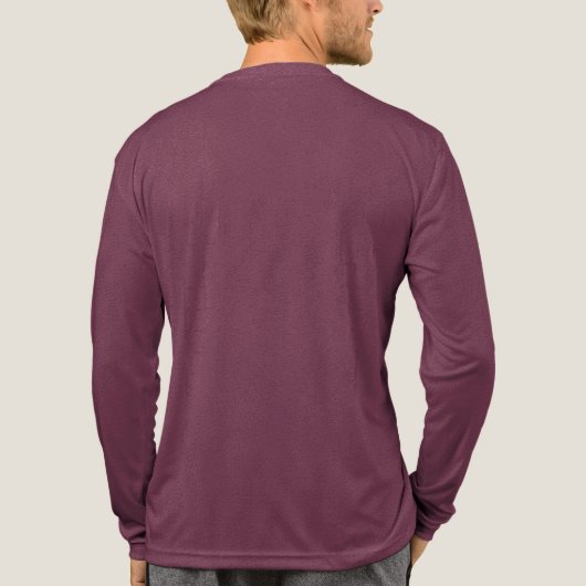 Crazy dance gingerbread Tri-Blend shirt (Rückseite)