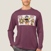 Crazy dance gingerbread Tri-Blend shirt (Vorderseite)