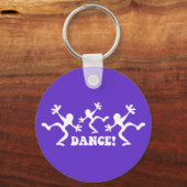 Crazy Dancers Dancing Schlüsselanhänger (Vorderseite)