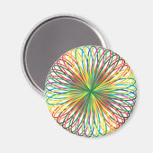Crazy Dandelion Magnet (Vorderseite/Rückseite)