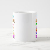 Crazy dankbar und dankbar Jumbo-Tasse (Vorderseite)