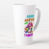 Crazy dankbar und dankbar milchtasse (Rechte Ecke)