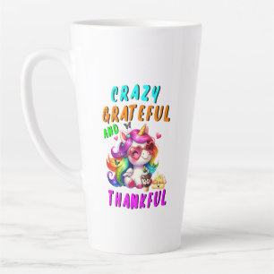 Crazy dankbar und dankbar milchtasse