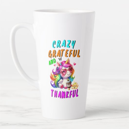 Crazy dankbar und dankbar milchtasse (Links)