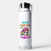 Crazy dankbar und dankbar trinkflasche (Hinten)