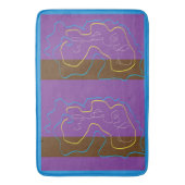 Crazy Design Bath Mat Badematte (Vorderseite Vertikal)