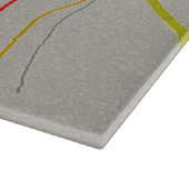 Crazy Design Decorative Glas Cutting Board Schneidebrett (Ecke)