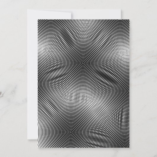 Crazy Disco Psychedelic Geburtstag Einladung (Rückseite)