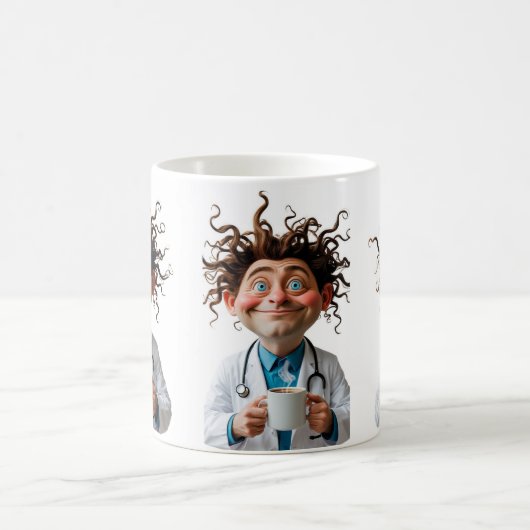 Crazy Doctor Coffee Mug Kaffeetasse (Mittel)