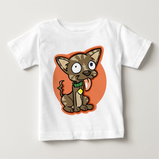 Crazy Dog Baby T-Shirt (Vorderseite)