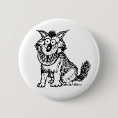 Crazy Dog Button (Vorderseite)