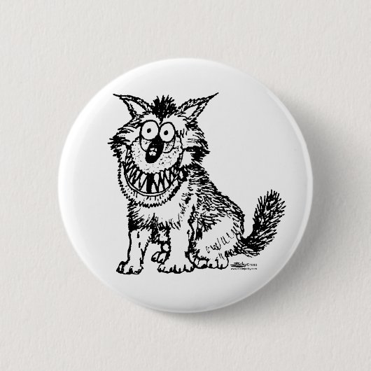 Crazy Dog Button (Vorderseite)
