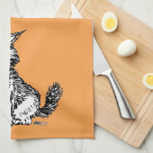 Crazy Dog Geschirrtuch (Viertel Falte)