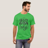 Crazy Dog Lady Geschenk Retro T-Shirt (Vorne ganz)