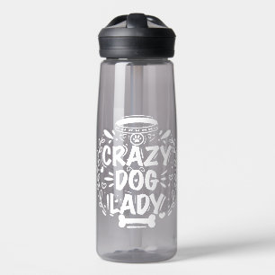 Crazy Dog Lady Mama Trinkflasche