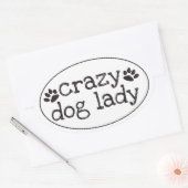 Crazy Dog Lady Sticker (Umschlag)