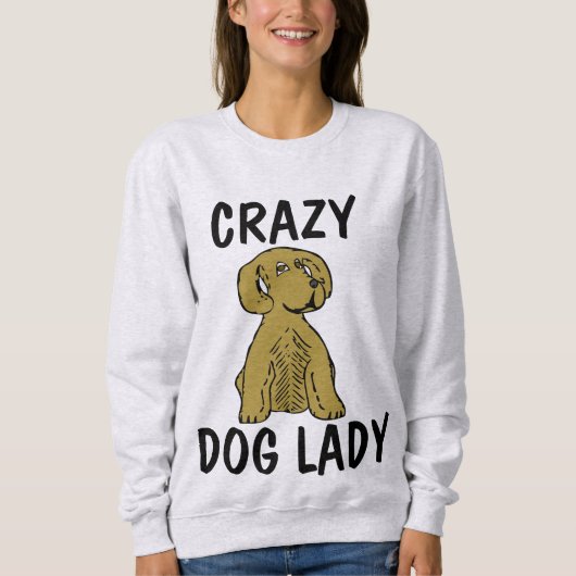 CRAZY DOG LADY T - SHIRT (Vorderseite)