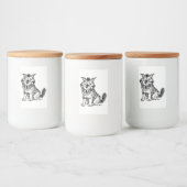 Crazy Dog Lebensmitteletikett (Flaschen)