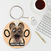Crazy Dog Mama-Crazy Dog Schlüsselanhänger
