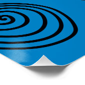 Crazy Dog Poster (Ecke)