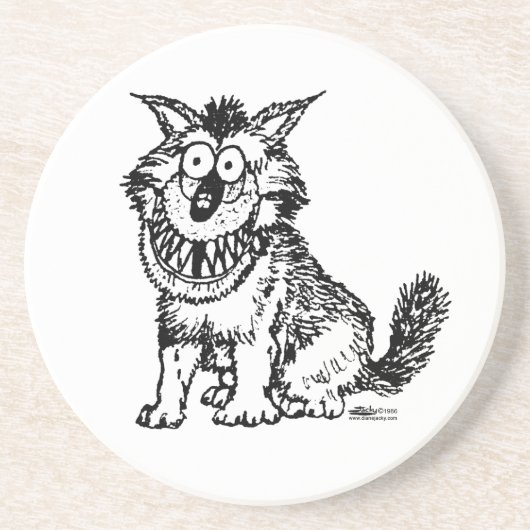 Crazy Dog Untersetzer (Vorne)