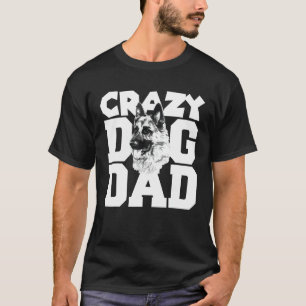 Crazy Dog Vater ich Liebe meinen Hund wie ein Sohn T-Shirt