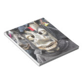 Crazy Donkey Mask Notizblock (angewinkelt)