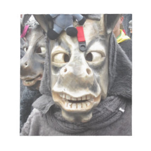 Crazy Donkey Mask Notizblock