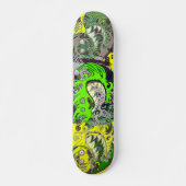 Crazy Dragon (grün) Skateboard (Vorne)