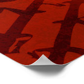 Crazy Drift Patrol - Ruhe und Drift On (rot) Behal Poster (Ecke)