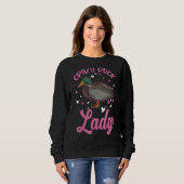 Crazy Duck Lady Sweatshirt (Vorne ganz)