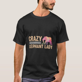 Crazy Elepahnt Lady Wild Free Flavour T-Shirt