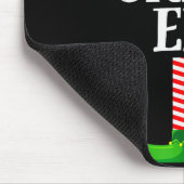 Crazy Elf Matching Family Group Christmas Party Py Mousepad (Ecke)