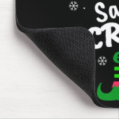 Crazy Elf Santas Elf Funny Christmas Elf Matching Mousepad (Ecke)