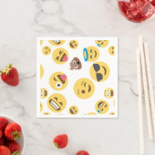 Crazy Emojis Serviette (Beispiel)